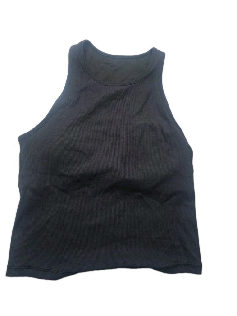 Vuori Ribbed Tank Top Womens Small Black Athletic Yoga Gym Activewear WL47